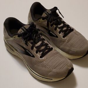 Brooks Men's Adrenaline GTS 22 Running Shoes Gray Black Size 9.5 M